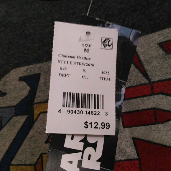 Brand New! Star Wars- Darth Vader- Grey Men's M - Picture 4 of 4